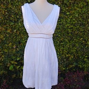 Cynthia Steffe White Cotton Dress